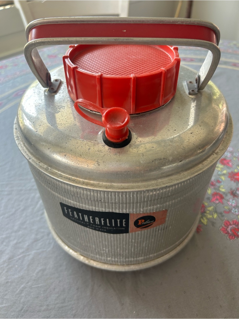 Featherflite by Poloron Mid-Century thermal beverage container - Picture 6 of 7